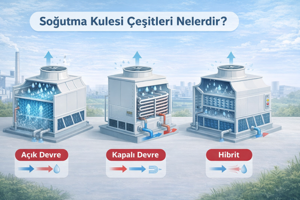 Cooling tower types and functions